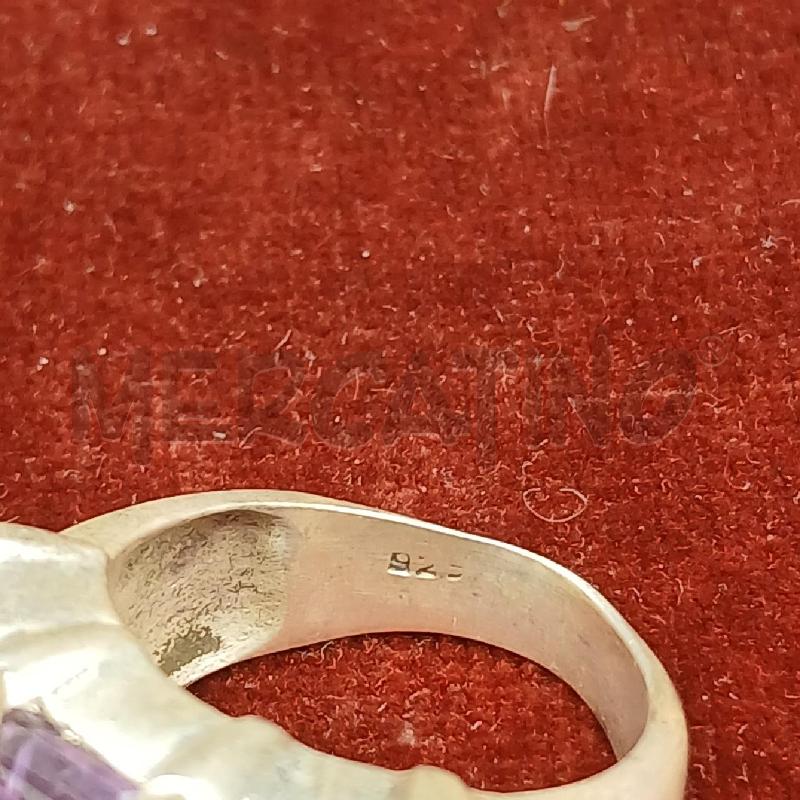ANELLO DONNA ARG PIETRE VIOLA | Mercatino dell'Usato Roma garbatella 4