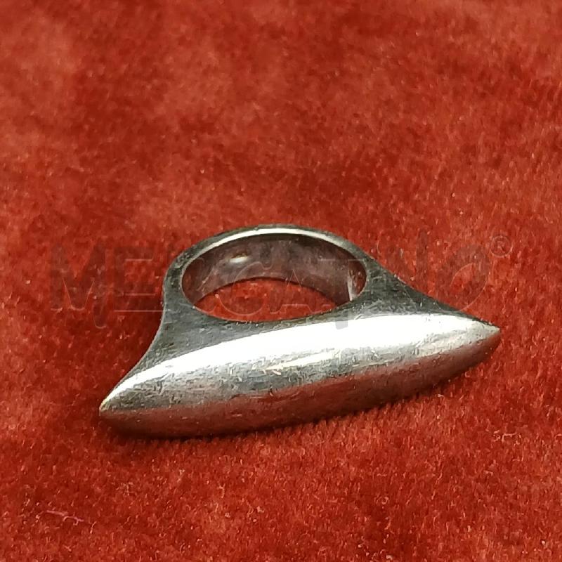 ANELLO DONNA ARG RETTANGOLO LARGO | Mercatino dell'Usato Roma garbatella 1