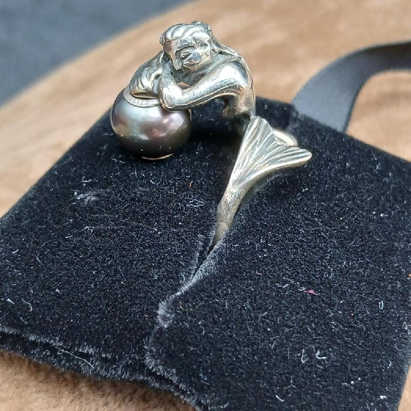 ANELLO DONNA ARG TROLLBEADS SIRENA | Mercatino dell'Usato Roma garbatella 1