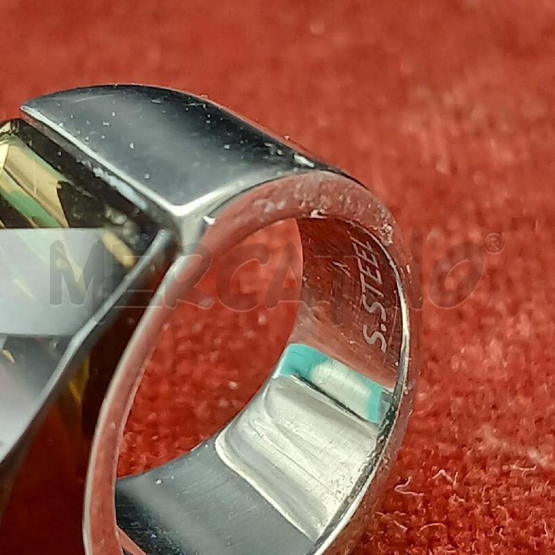 ANELLO DONNA ARG VERDE  | Mercatino dell'Usato Roma garbatella 4