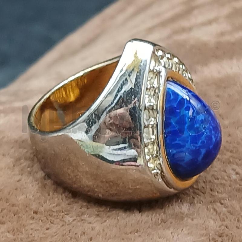 ANELLO DONNA GOCCIA BLU  | Mercatino dell'Usato Roma garbatella 2