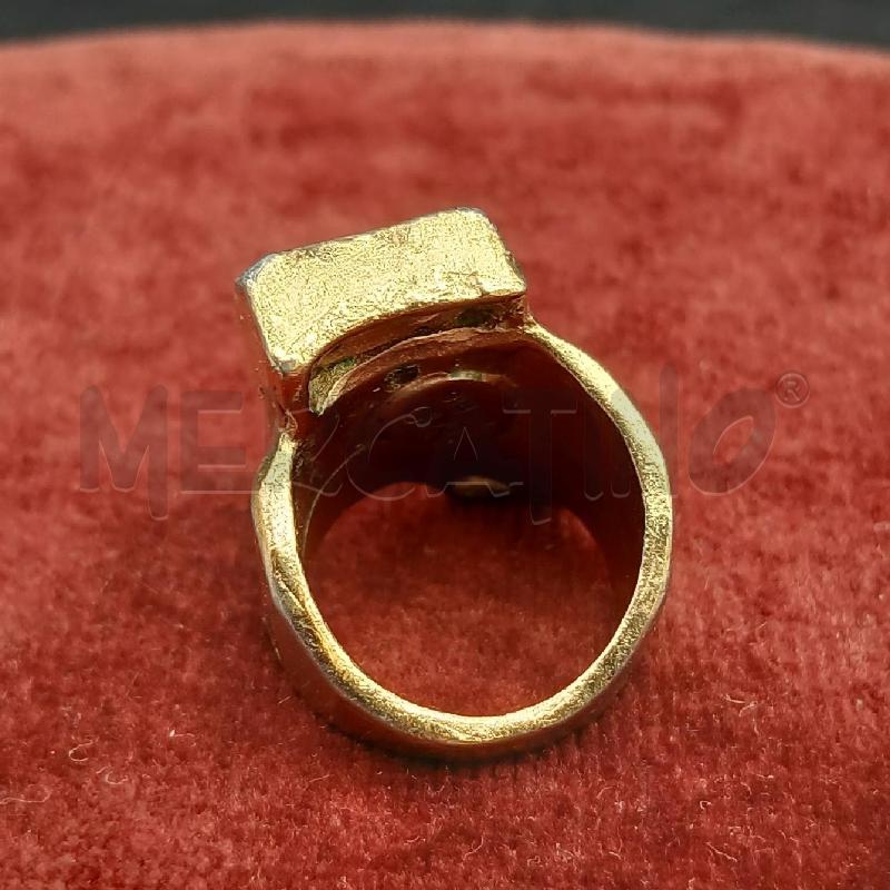 ANELLO DONNA PARIS DORATO BLU E AZZ | Mercatino dell'Usato Roma garbatella 3