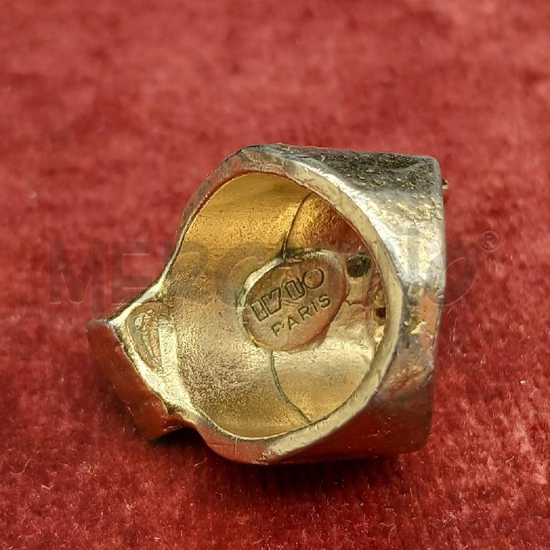 ANELLO DONNA PARIS DORATO BLU E AZZ | Mercatino dell'Usato Roma garbatella 4