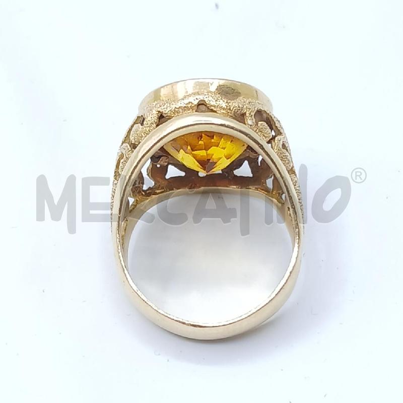 ANELLO DONNA QUARZO CETRINO | Mercatino dell'Usato Roma garbatella 3