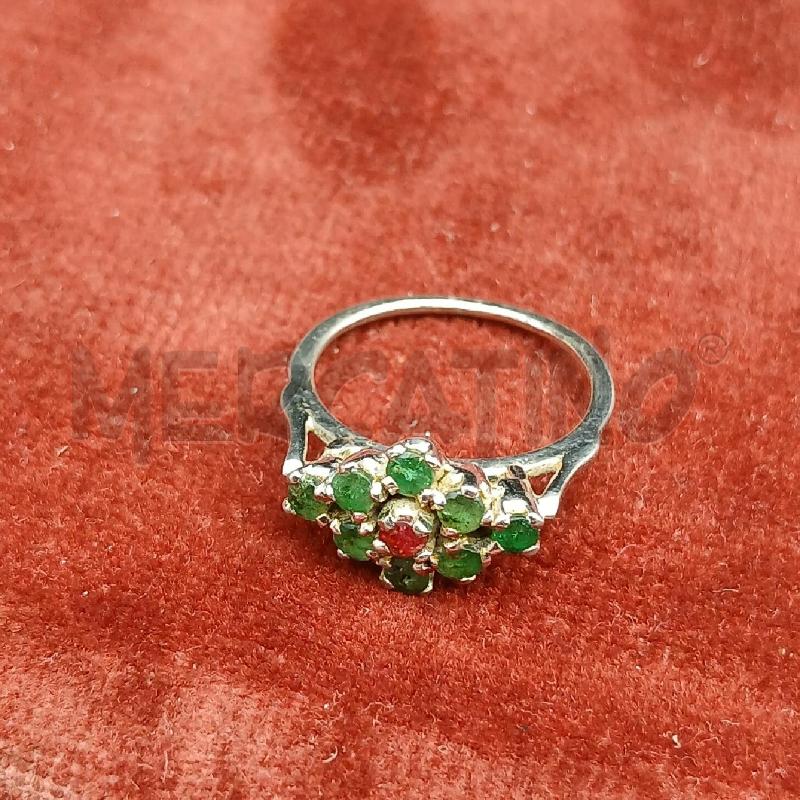 ANELLO DONNA SRG VERDE E RUBÙ1 | Mercatino dell'Usato Roma garbatella 1
