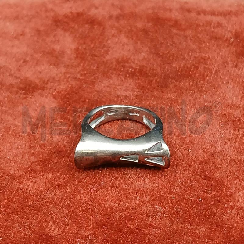 ANELLO DONNA STECCA RETTANG ARG | Mercatino dell'Usato Roma garbatella 1