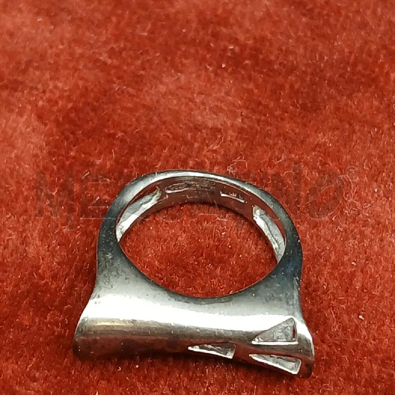 ANELLO DONNA STECCA RETTANG ARG | Mercatino dell'Usato Roma garbatella 3