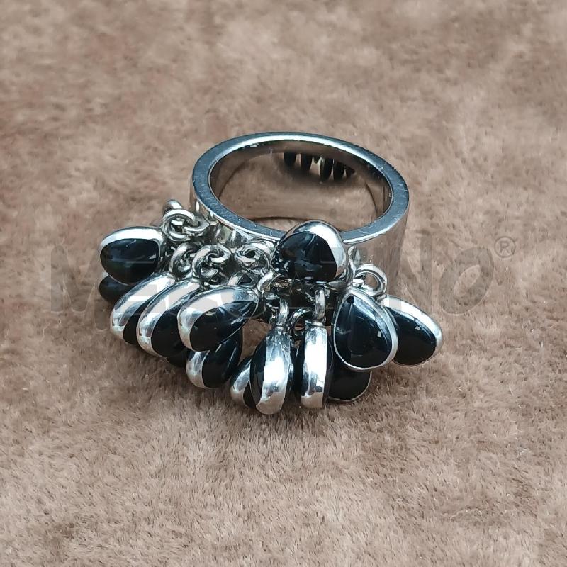 ANELLO DONNA SWATCH NERO PENDENTI GOCCIA | Mercatino dell'Usato Roma garbatella 1