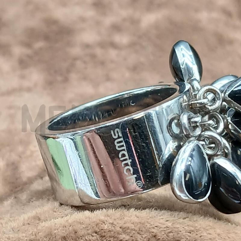 ANELLO DONNA SWATCH NERO PENDENTI GOCCIA | Mercatino dell'Usato Roma garbatella 3