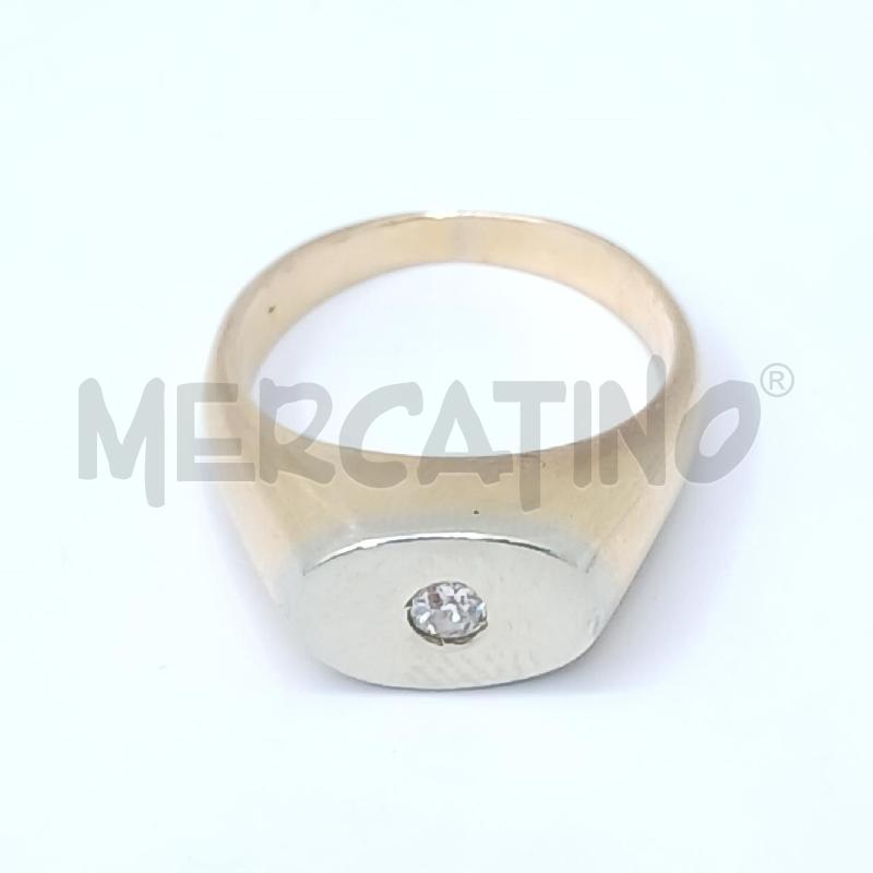 ANELLO DORATO SOLITARIO | Mercatino dell'Usato Roma garbatella 1