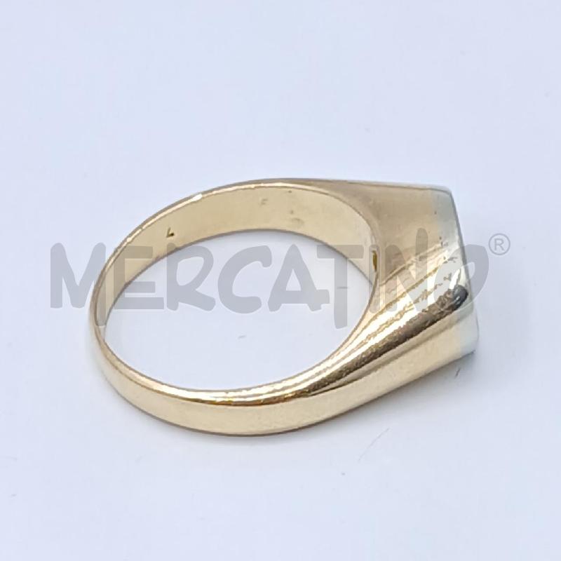 ANELLO DORATO SOLITARIO | Mercatino dell'Usato Roma garbatella 3