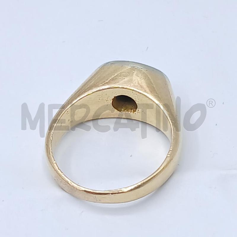 ANELLO DORATO SOLITARIO | Mercatino dell'Usato Roma garbatella 4