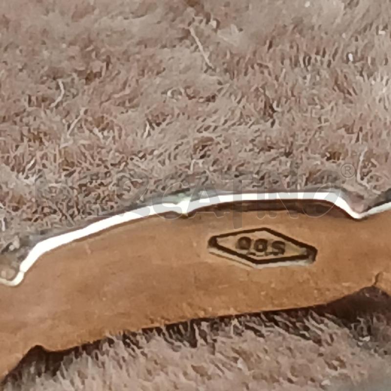 ANELLO DOR B TONDO CENTRALE SMERALDO | Mercatino dell'Usato Roma garbatella 4
