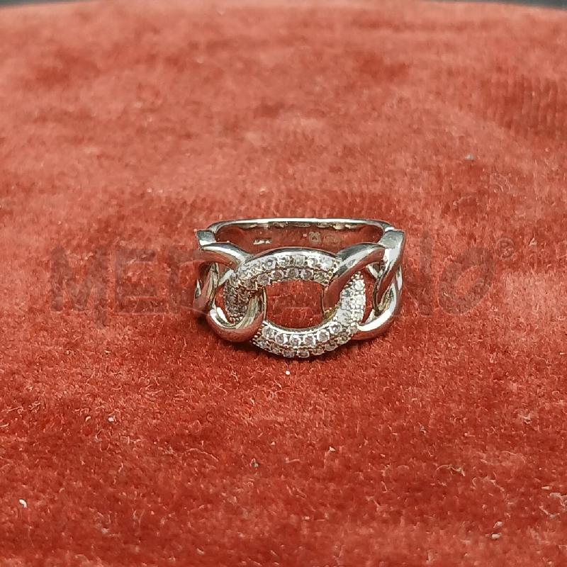 ANELLO D ARG CATENA STRASS | Mercatino dell'Usato Roma garbatella 1
