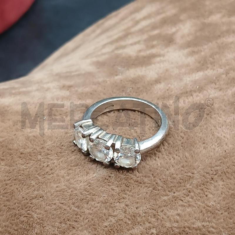 ANELLO D ARG DET 3 PIETRE  | Mercatino dell'Usato Roma garbatella 1
