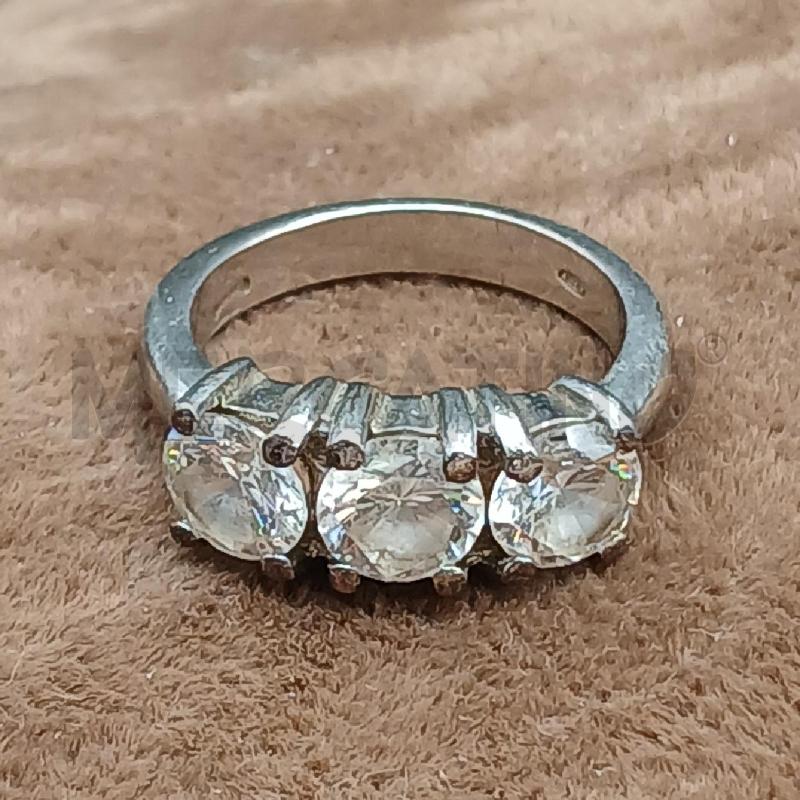 ANELLO D ARG DET 3 PIETRE  | Mercatino dell'Usato Roma garbatella 2