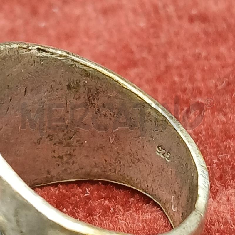 ANELLO D ARG DET PIETRA CELESTE  | Mercatino dell'Usato Roma garbatella 4