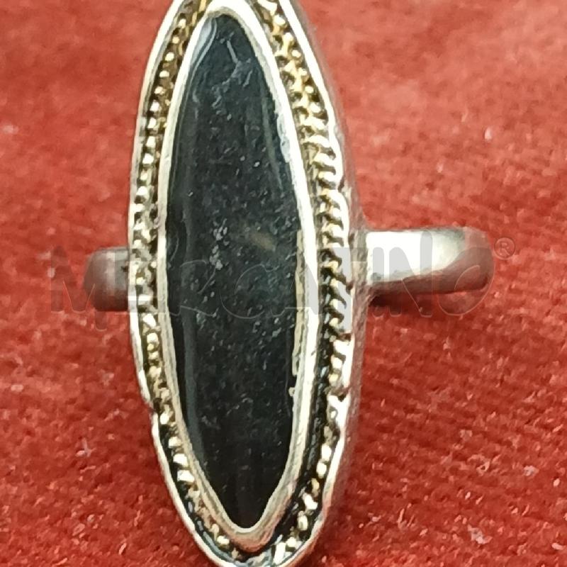ANELLO D ARG DET PIETRA NERA | Mercatino dell'Usato Roma garbatella 3