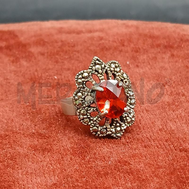 ANELLO D ARG DET PIETRA ROSS | Mercatino dell'Usato Roma garbatella 1