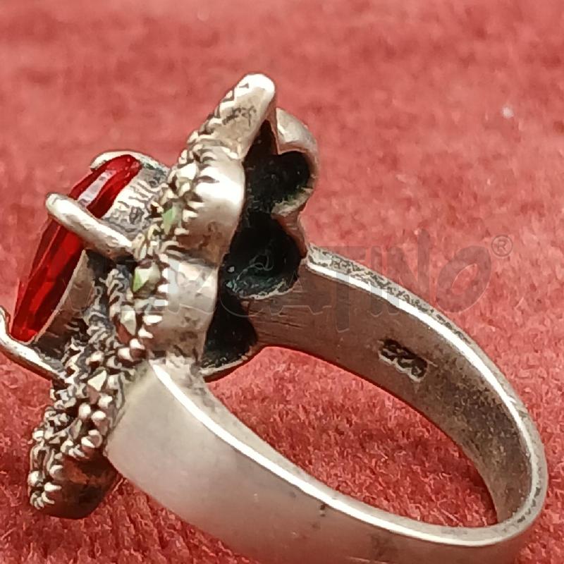 ANELLO D ARG DET PIETRA ROSS | Mercatino dell'Usato Roma garbatella 4