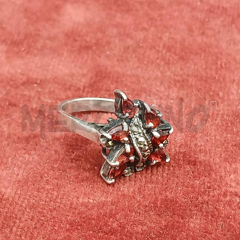 ANELLO D ARG DET PIETRE ROSSA | Mercatino dell'Usato Roma garbatella 1