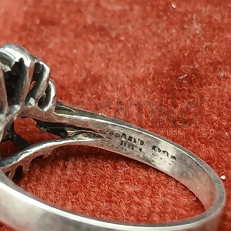 ANELLO D ARG DET PIETRE ROSSA | Mercatino dell'Usato Roma garbatella 4