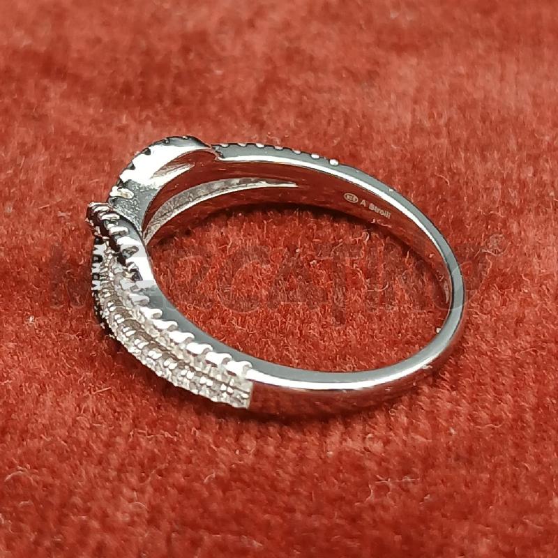 ANELLO D ARG INTRECCIO STRASS | Mercatino dell'Usato Roma garbatella 3