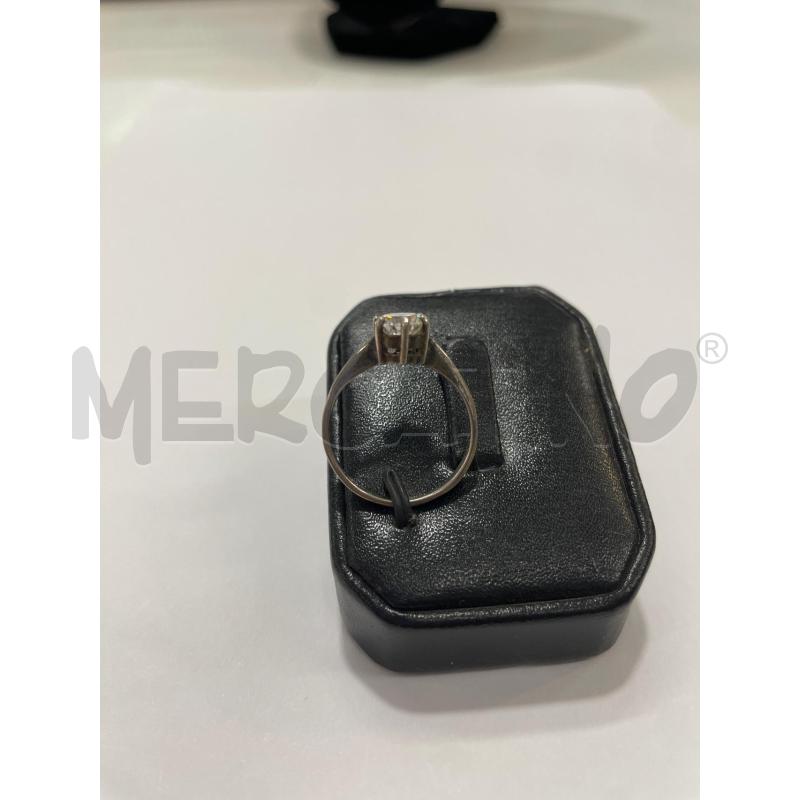 ANELLO D ARG SOLITARIO  | Mercatino dell'Usato Roma garbatella 3
