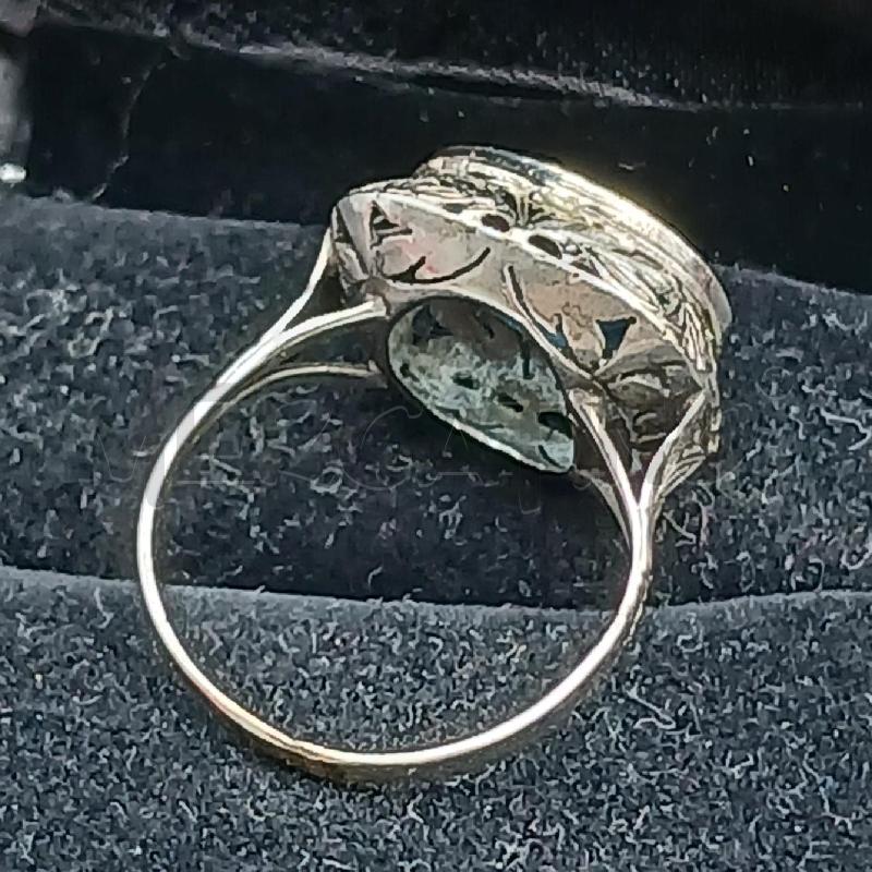 ANELLO D DET PIETRA BLU  | Mercatino dell'Usato Roma garbatella 4