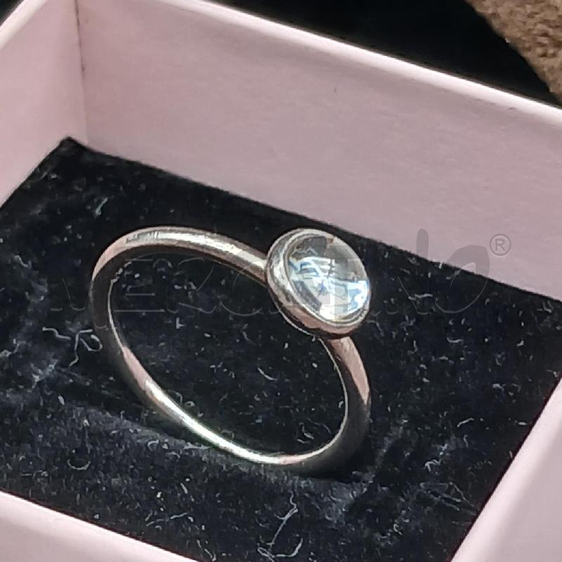 ANELLO PANDORA PIETRA BIANCO  | Mercatino dell'Usato Roma garbatella 2