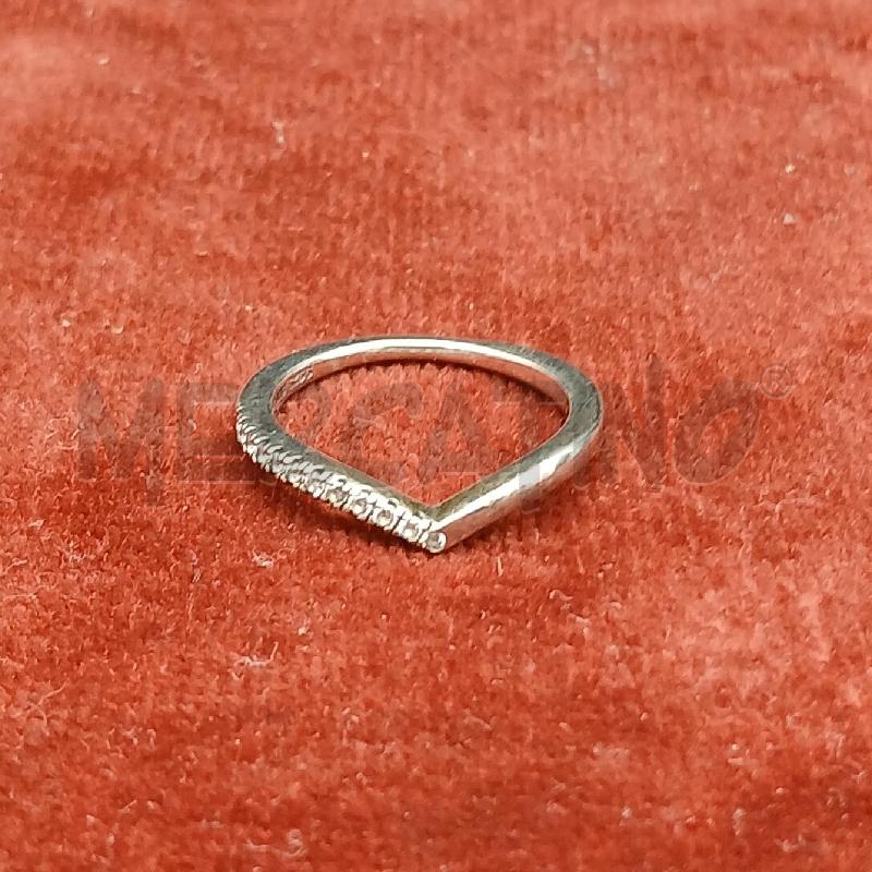 ANELLO PANDORA STRASS BIANCO V | Mercatino dell'Usato Roma garbatella 1