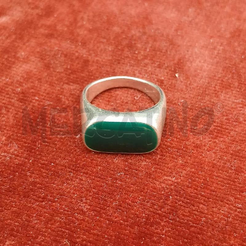 ANELLO U ARG DET PIETRA VERDE | Mercatino dell'Usato Roma garbatella 1