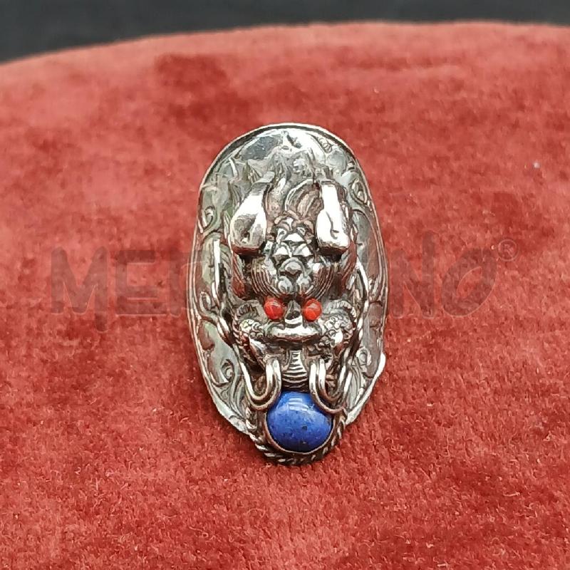 ANELLO  ARG DEMONE DET ARANCIONE E BLU  | Mercatino dell'Usato Roma garbatella 1