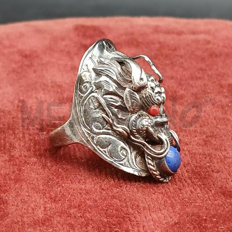 ANELLO  ARG DEMONE DET ARANCIONE E BLU  | Mercatino dell'Usato Roma garbatella 2