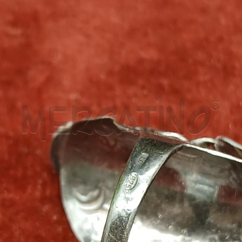 ANELLO  ARG DEMONE DET ARANCIONE E BLU  | Mercatino dell'Usato Roma garbatella 5