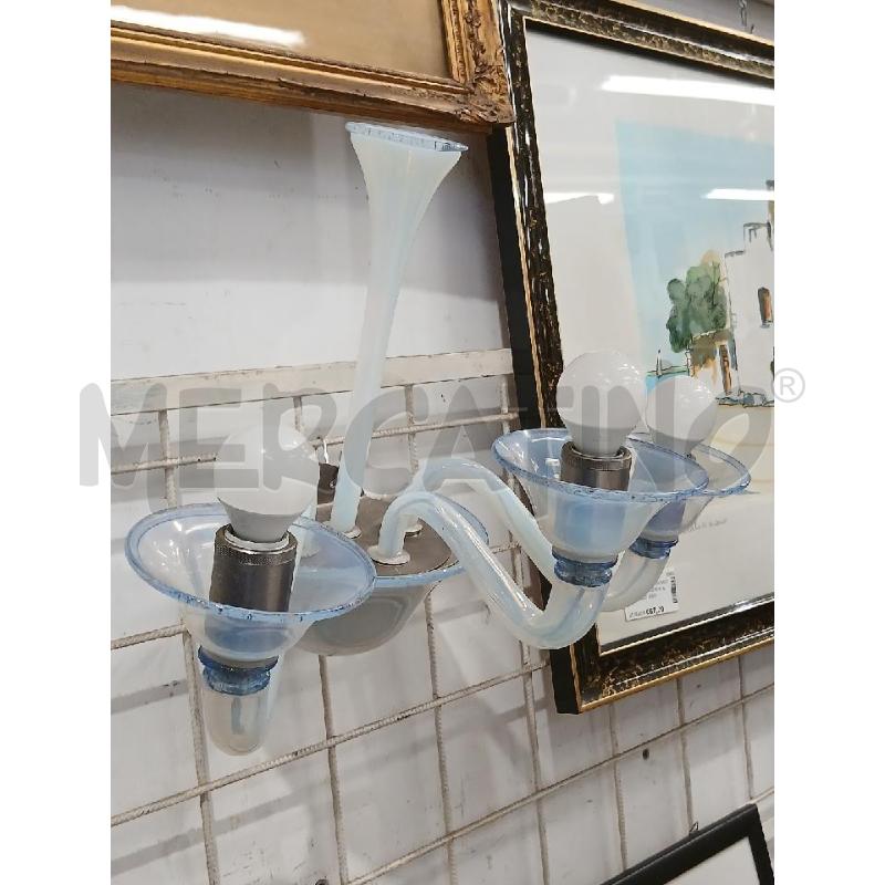 APPLIQUE COPPIA 3/L VETRO MURANO  | Mercatino dell'Usato Roma garbatella 3