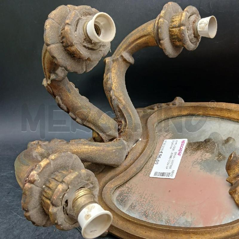 APPLIQUE LEGNO CON SPECCHIO  | Mercatino dell'Usato Roma garbatella 5