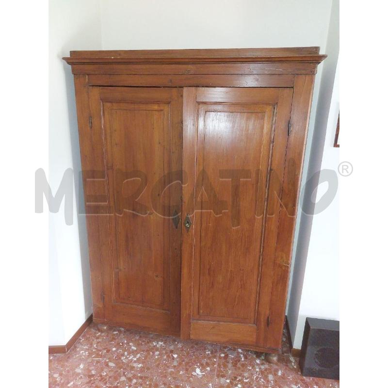 ARMADIO NOCE 2ANTE LEGNO CHIARO | Mercatino dell'Usato Roma garbatella 1