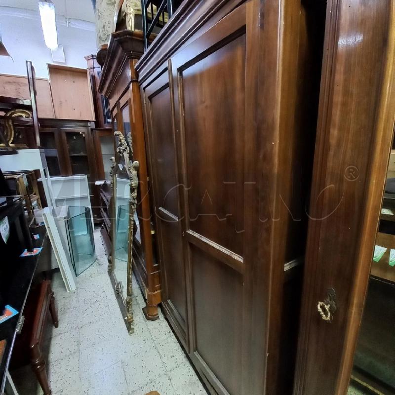 ARMADIO NOCE 2 ANTE ARTE POVERA | Mercatino dell'Usato Roma garbatella 2