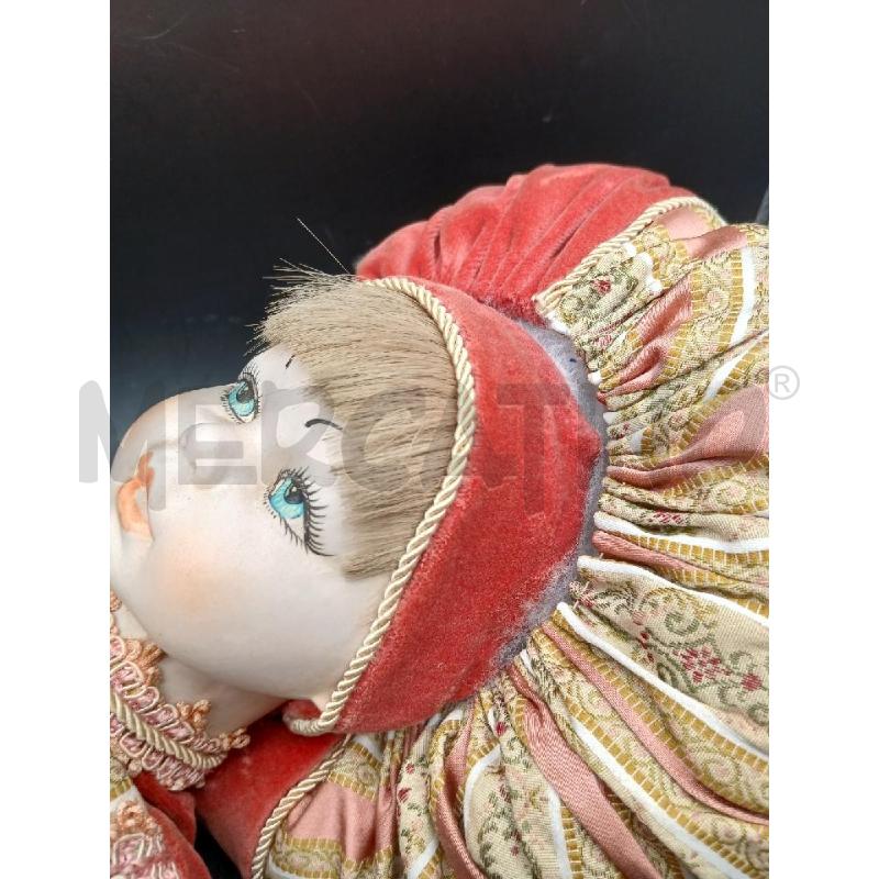 BAMBOLA CAPODIMONTE VESTITO ROSSO | Mercatino dell'Usato Roma garbatella 5