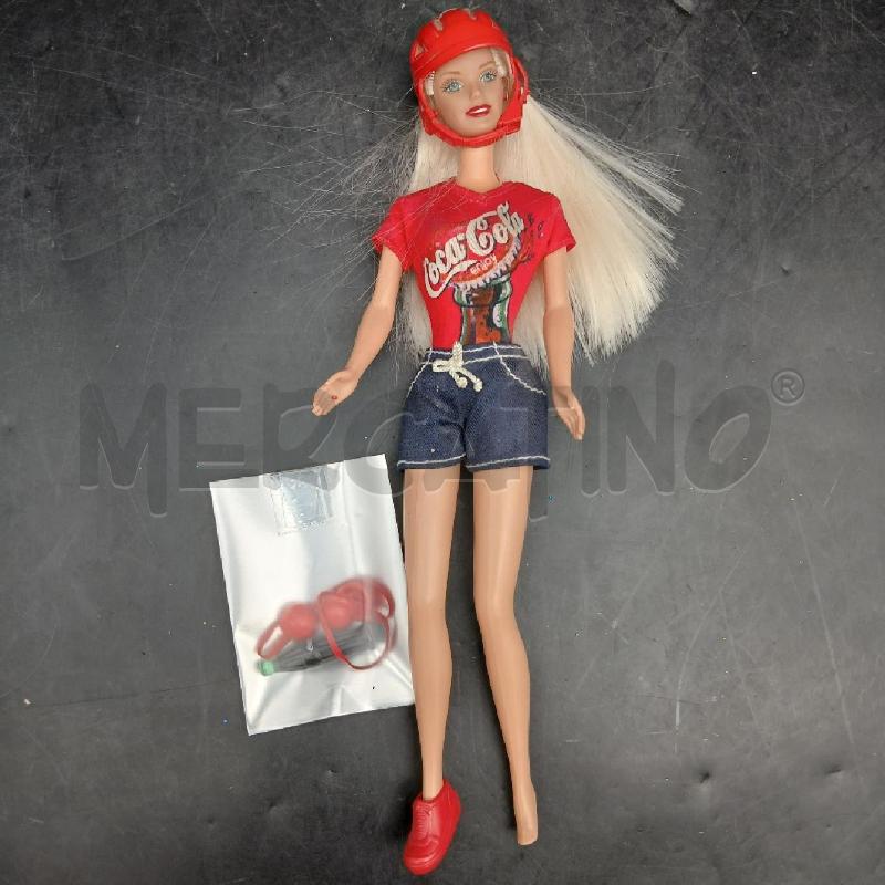 BARBIE COCA-COLA SKATEBOARD FUN C'EST GENIAL 2001 | Mercatino dell'Usato Roma garbatella 1