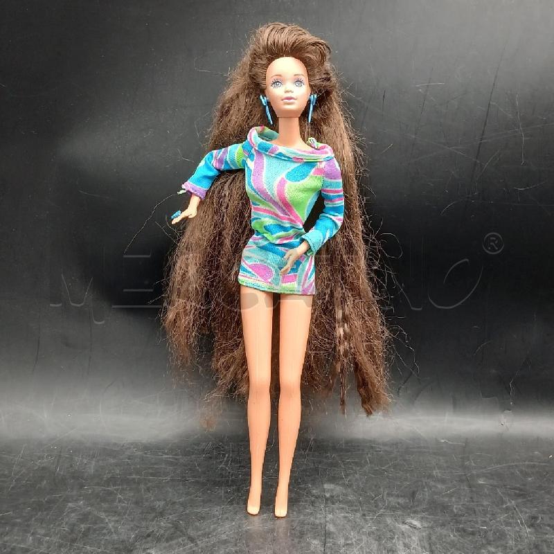 BARBIE TOTALLY HAIR 1991 BRUNETTE NO SCARPE | Mercatino dell'Usato Roma garbatella 1