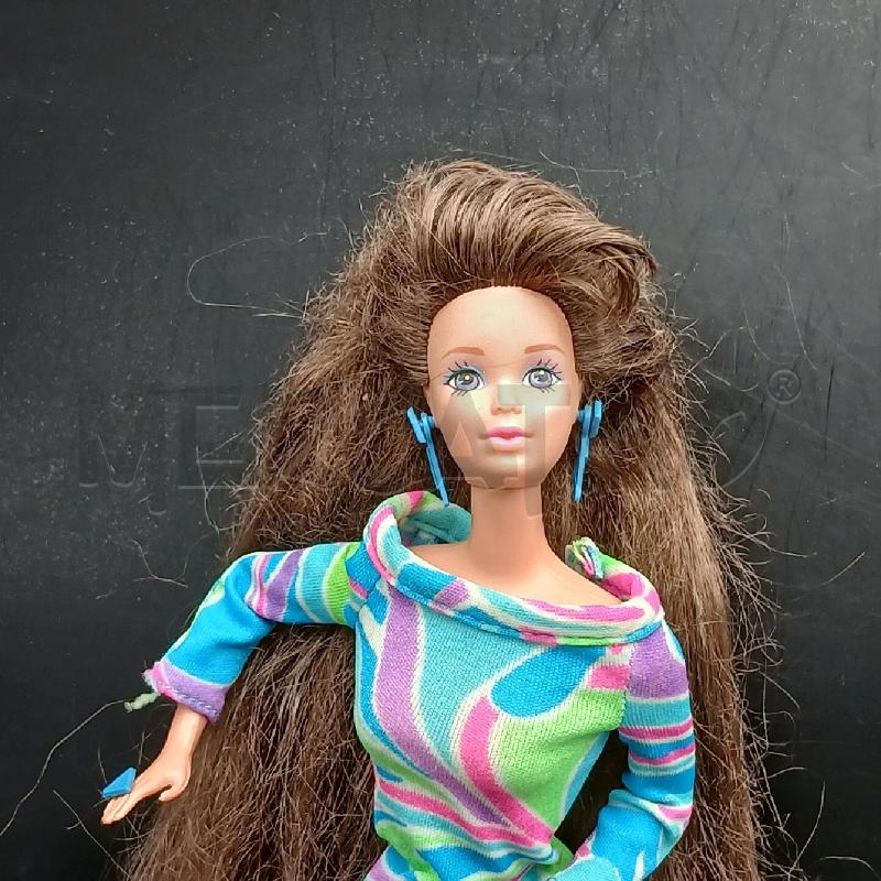 BARBIE TOTALLY HAIR 1991 BRUNETTE NO SCARPE | Mercatino dell'Usato Roma garbatella 2