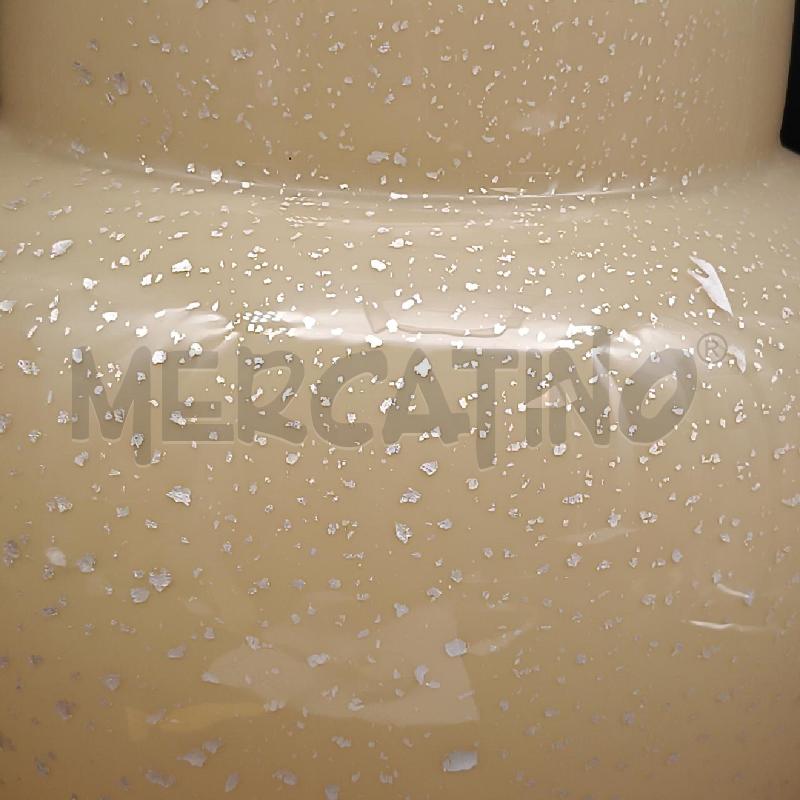 BASE LAMPADA VETRO BEIGE INCL ARG | Mercatino dell'Usato Roma garbatella 2