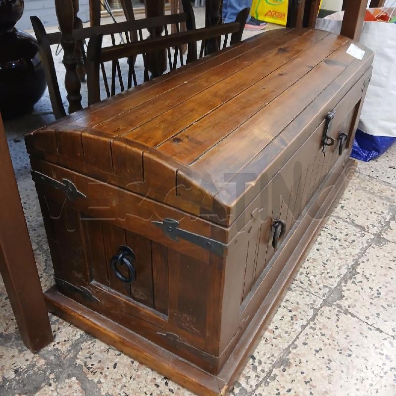 BAULE PICCOLO LEGNO 2 CASS FINTI  | Mercatino dell'Usato Roma garbatella 2