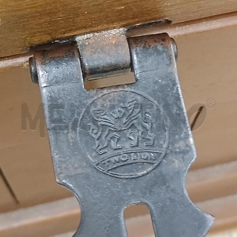 BAULE PICCOLO LEGNO 2 CASS FINTI  | Mercatino dell'Usato Roma garbatella 4