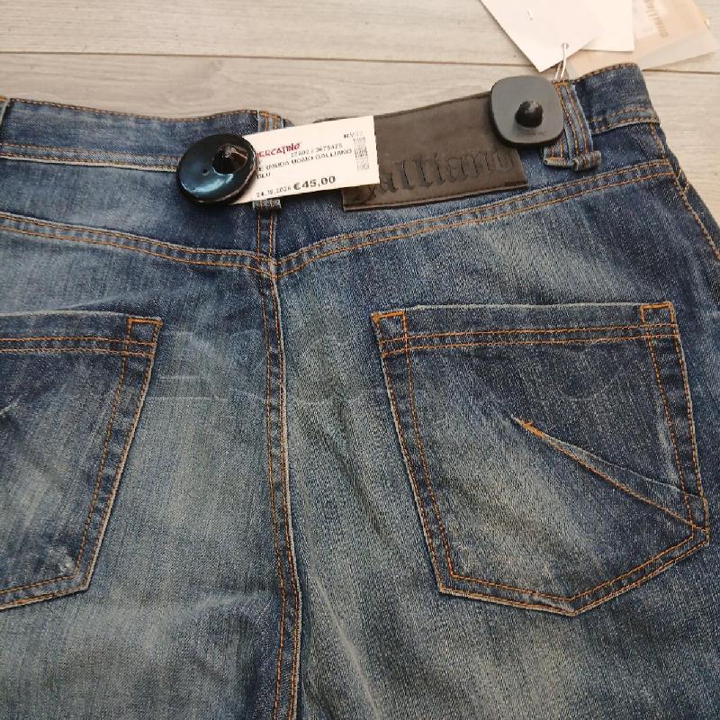 BERMUDA UOMO GALLIANO BLU  | Mercatino dell'Usato Roma garbatella 4