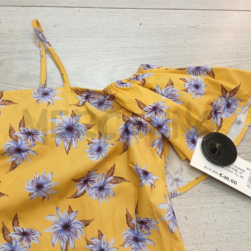 BLUSA D ELMAS PHIL GIALLO FIORE LILLA  | Mercatino dell'Usato Roma garbatella 2