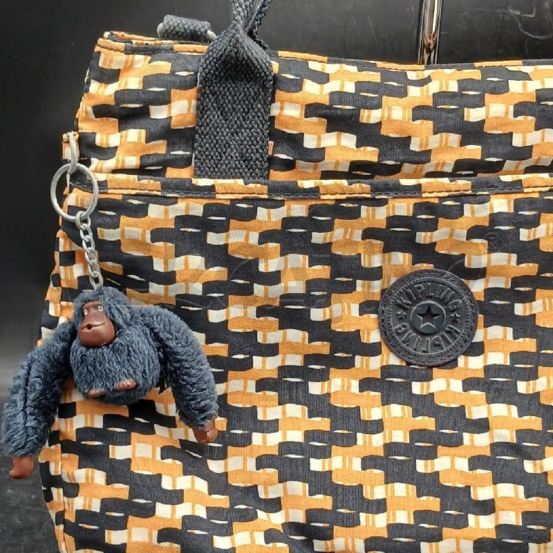 BORSA A MANO KIPLING NERO ARANCIO | Mercatino dell'Usato Roma garbatella 2