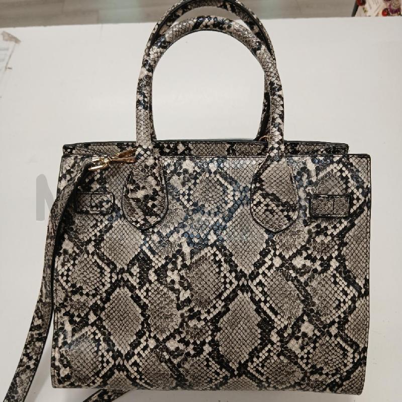 BORSA A MANO + TRAC MARELLA PITONATO NERO GRIGIO | Mercatino dell'Usato Roma garbatella 2